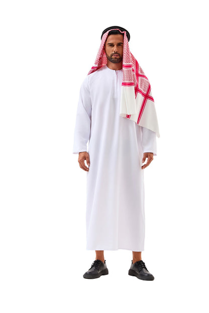 New Arab Emirate Costume Shepherd Rich Arab Prince Adult Role Playing Fantasia Halloween Carnival Costume Hot Selling