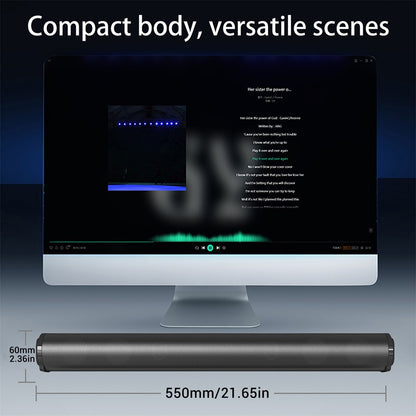 Soundbar Sistema de Som para TV Alto-Falante Bluetooth Subwoofer Sem Fio Graves Home Theater Recarregável Alto-falante Portátil