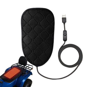 5V 2A USB Motorcycle Heated Seat Cushions Motorbike Heating Pad Scooter Warm Cushion For Dirt Bike ATV Snowmobile 67x32CM
