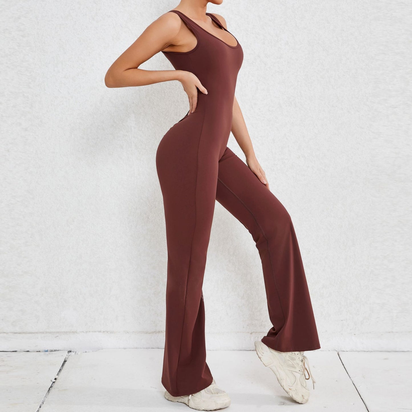Sexy Back V Yoga Jumpsuit Women Women Sports Jumpsuit Fitness Rompers Training Yoga Suit Sportswear Stretch Workout Bodysuits