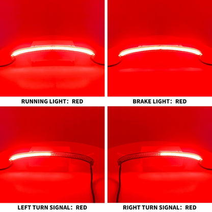 Motorcycle LED Light Rear Fender Turn Signal Brake Indicator For Harley Softail Fat Boy FLFB FLFBS 18-25 Taillight Running Lamp