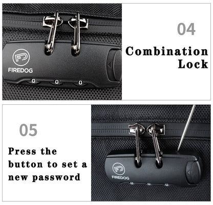 Travel Storage Bag With Password Lock Files Credit Card Certificates Safe Handbag Waterproof Anti-odor Smoking Pipe Storage Bag