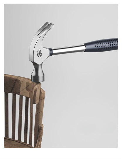 Martelo de Garra com Cabo Antiderrapante, Aço Cromo Vanádio, Ideal para Bricolagem, Decoração, Manutenção e Uso em Emergências