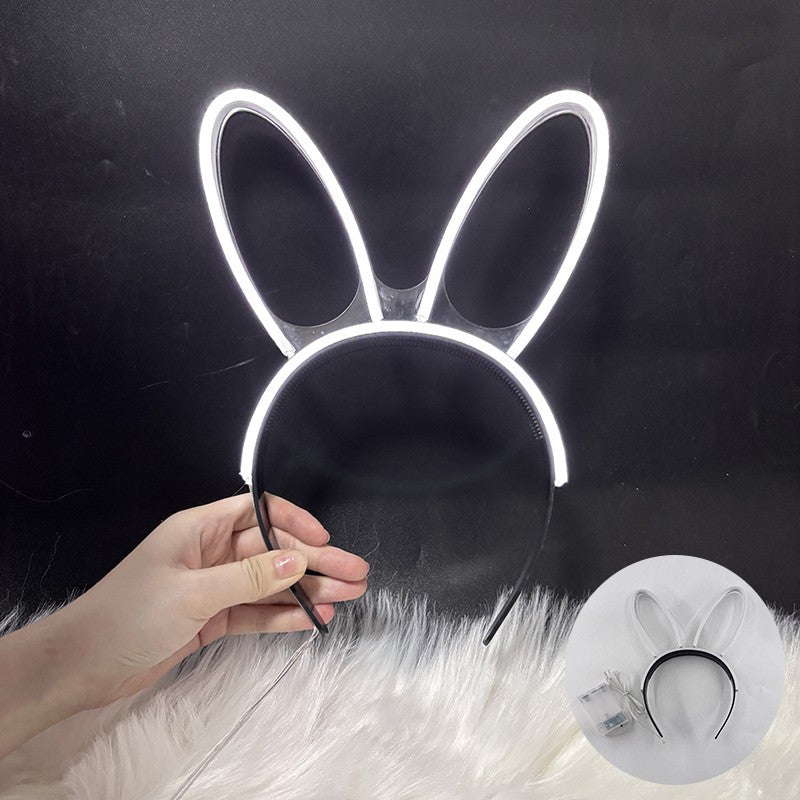 Costume Cosplay Headbands Angel Halo Neon Light Luminous Headband Glow For Night