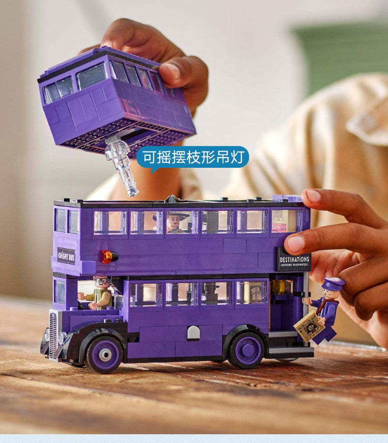 LEGO Blocos de Montar Harry Potter Série 76446 Aventura no Nôitibus Brinquedo Montado Infantil Presente