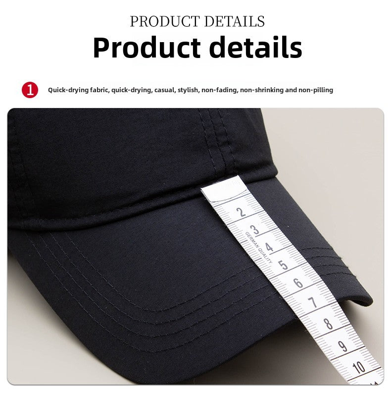 Summer Lightweight Quick Drying Baseball Cap Man  Plus Hat Male Outdoor Sport Oversized Men's Navy Baseball Cap for Big Heads