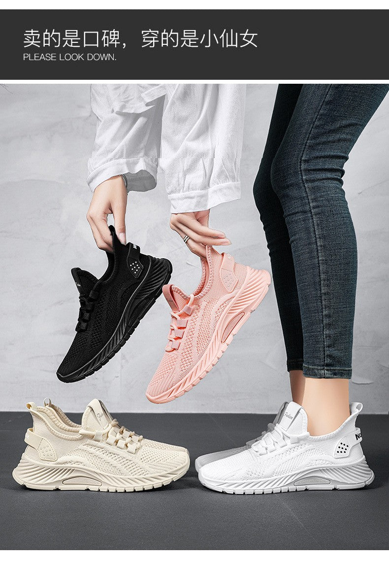?Sapatos Femininos Verão 2025 Tênis Casual Malha Respirável Leve Acessível Frete Grátis?