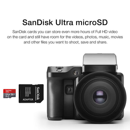 Cartão Micro SD Sandisk 100% Original 64GB Classe 10 Flash Cartão TF 64GB Cartão de Memória 64GB disco de memória para smartphone e tablet PC