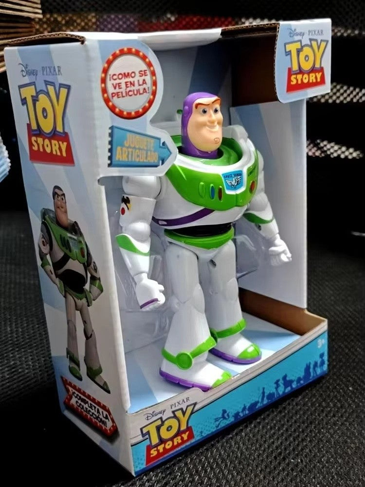 Woody Buzz Lightyear Fofos Bonecos de Ação Pixar Toy Story Anime Desenho Animado Modelo Coleção de Bonecas Presente de Natal para Crianças