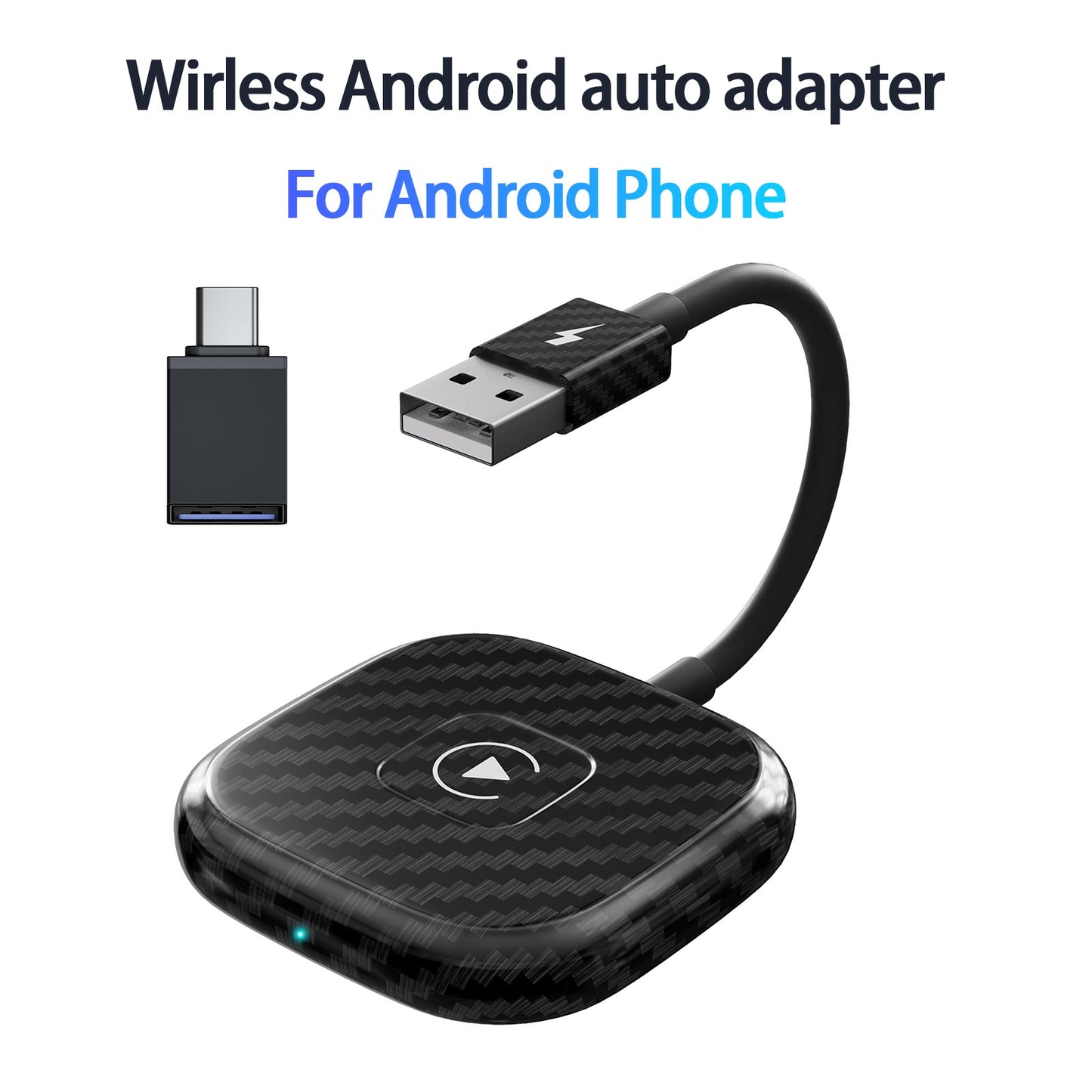 Wireless Android Auto car Adapter, Wireless Carplay Dongle Convert Wired to Wireless For android/iPhone Plug and Play