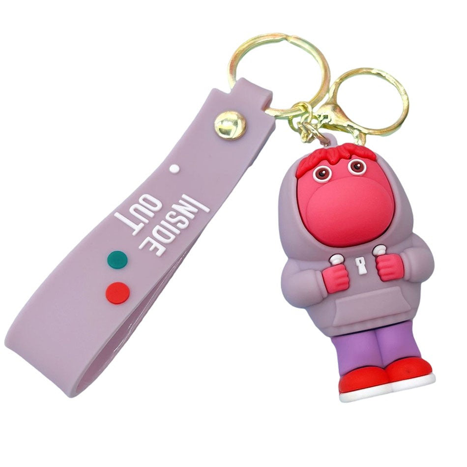 30 Peças/Conjunto Atacado Chaveiro Divertida Mente 2 Boneco de Personagem de Desenho Animado Fofo Chaveiro Pingente de Boneca de Personagem de Filme para Presente Infantil