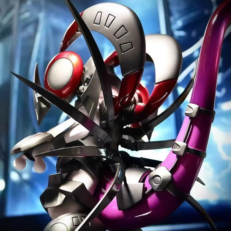 Em estoque: Pokémon Armored Mewtwo Figure Bkm Anime Manga Merchandise Static Statue Model Brinquedo Moderno Chassi Ornamento Colecionáveis Presentes