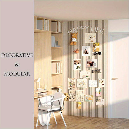 Large Bohemian Felt Wall Tiles - Round Cork Bulletin Boards, for Home and Office Decoration Wall Decor Living Room Decoration