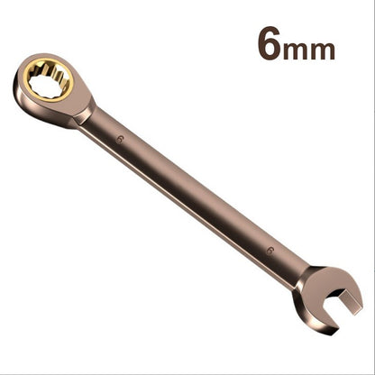 1pcs Ratchet Wrench Keys Gear Ring Tool Torque Universal Spanners for Car Repair Tools Metric