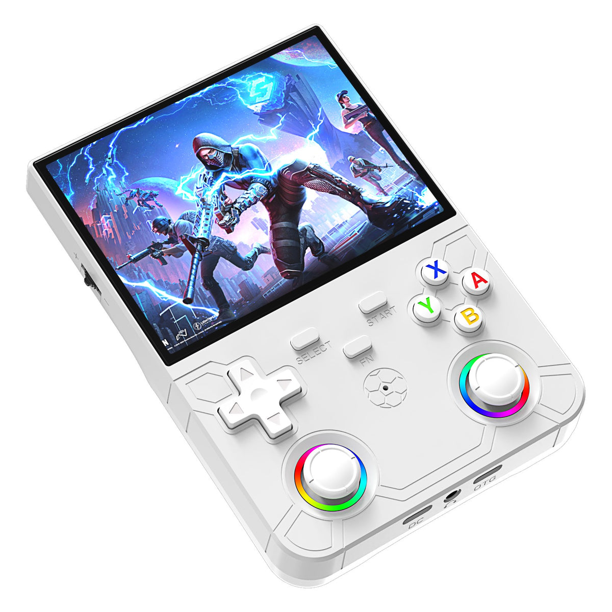 New R36 Ultra X Handheld Retro Video Game Console IPS Screen 128GB Portable Games Pocket Player with Linux System