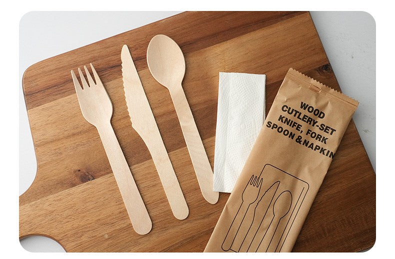 Conjunto Descartável de Talheres de Polpa com 20 Peças Biodegradáveis Inclui Tigela Prato Faca Garfo Colher para Casa Festa Piquenique Recipientes de Comida