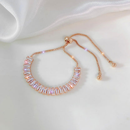 Pulseira de aço inoxidável cheia de strass para mulheres 2022, nova, designer, luxuosa, brilhante, zircônia, ajustável, joia, presente