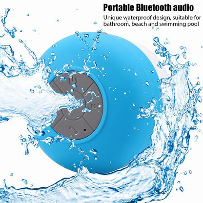 Wireless Bluetooth Speaker Audio Waterproof Easy-Access Control Buttons Music Player for Office Car Home Shower
