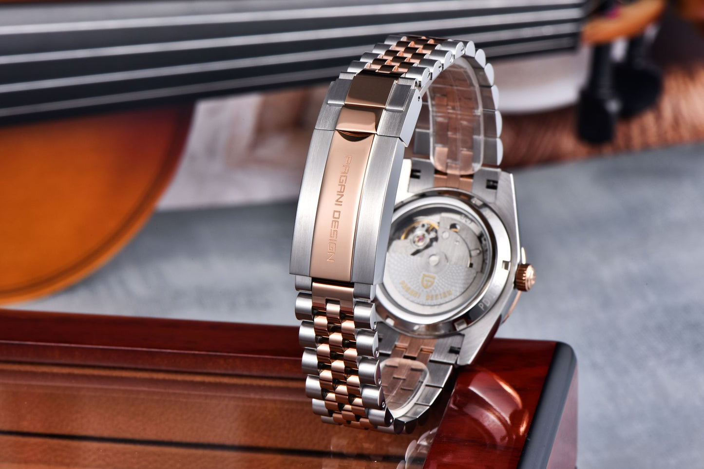 PAGANI DESIGN 2025 New Enamel Dial DD36 Luxury Silver Gold Automatic Watch For Men AR Sapphire crystal Mechanical Wristwatch Men