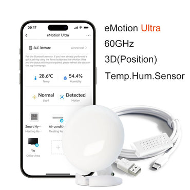 LinknLink Smart Home Bridge Emotion Presence Sensor, mmWave Radar WiFi Smart Motion Sensor,IR, Work with Alexa and Google Home