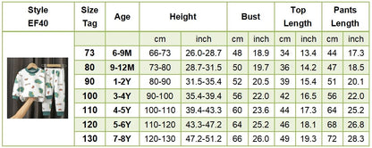 Cotton Children Pajamas Sets Unisex Soft Comfort Warm Cute Cartoon Printed Suitable Boys Girls Perfect for Autumn Winter Warmth