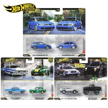 Hot Wheels 1:64 Hbl96 Car Culture Series Carros Modelo Terno de Dois Carros Liga Carro Modelo Toyota Customizar Brinquedo Colecionável Presentes de Aniversário