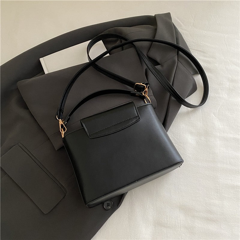 Fashionable Mini Suede Women's Bag, Faux Suede Tote Bag, Hardware Lock Buckle Decoration Handbag Purse Shoulder Cross Body Bags