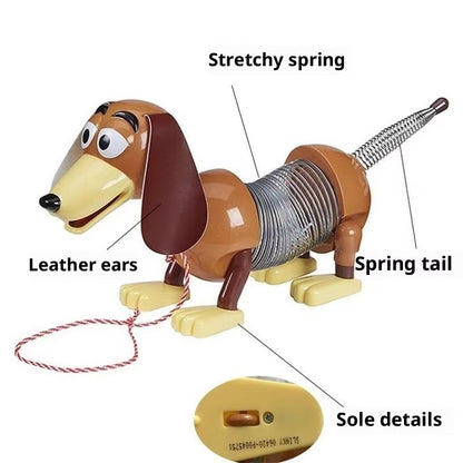 Toy Story Slinky Dog Voice Sound Action Figure 20cm/28cm Dachshund Model Anime Toy Gift for Children Creative Birthday Present