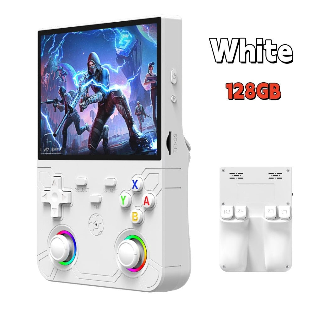 New R36 Ultra X Handheld Retro Video Game Console IPS Screen 128GB Portable Games Pocket Player with Linux System