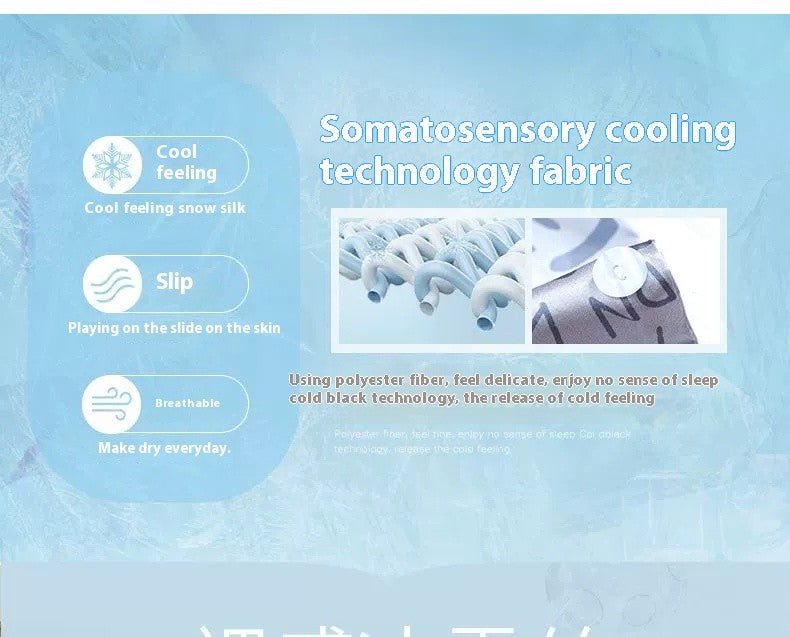 Large Size Men‘s Pajamas Set Ice Silk Cartoon Bear Short-Sleeved Student Two-Piece Button Tops and Pants Youth Student Sleepwear