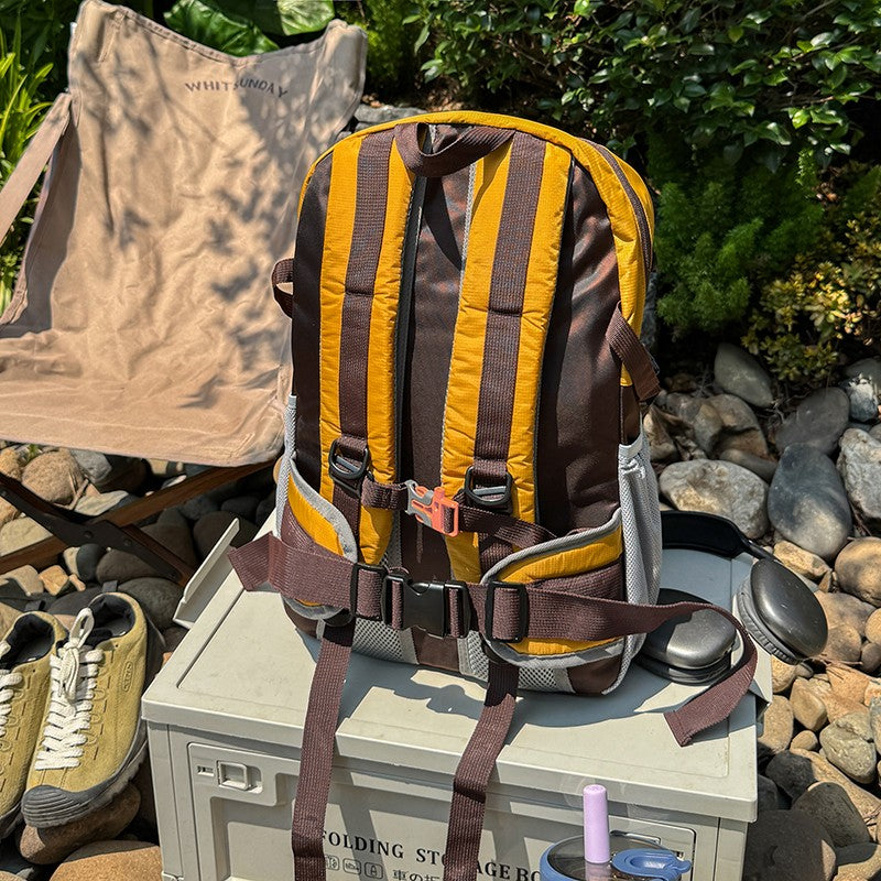 New leisure Outdoor Hiking Backpack  Women's And Men's  Camping Mountaineering   Bag  Lightweight Cycling Backpack Nylon