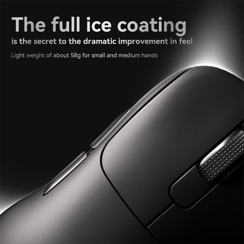 Mouse Gamer sem fio e com fio leve AJAZZ AJ179 PRO PAW3395 com base de carregamento magnética, ergonômico, com macro, para PC e notebook