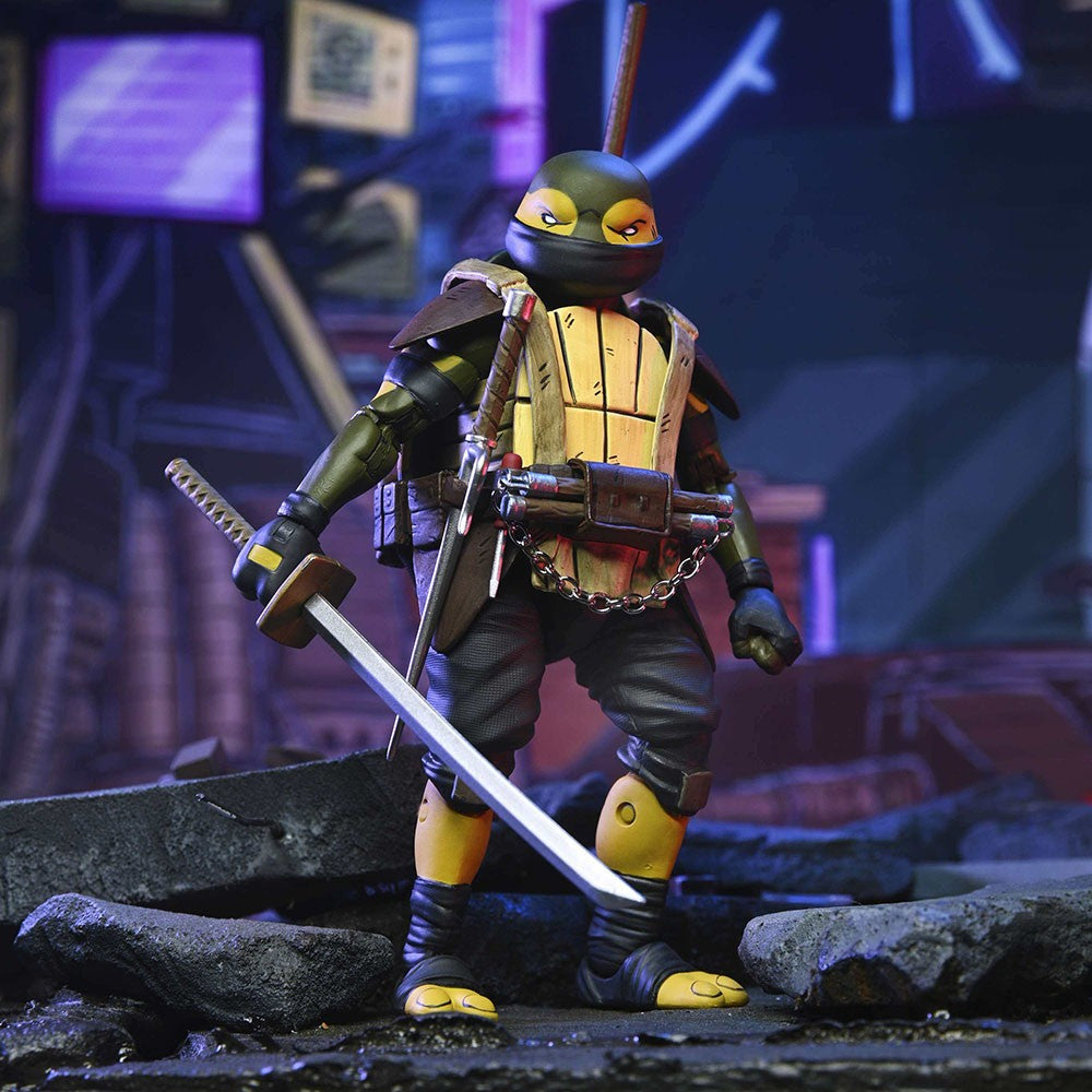 NECA Tartarugas Ninja Mutantes Adolescentes O Último Ronin Ultimate Yi Odyn Moja UnoRe-Evolution Boneco de Ação