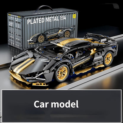 Blocos de Montar de Carro Esportivo de Corrida Técnico Maquete Técnicos para Adultos 1:14 DIY Supercarro Tijolo Quebra-Cabeça Brinquedos para Crianças e Adultos Presente?1280+peças?