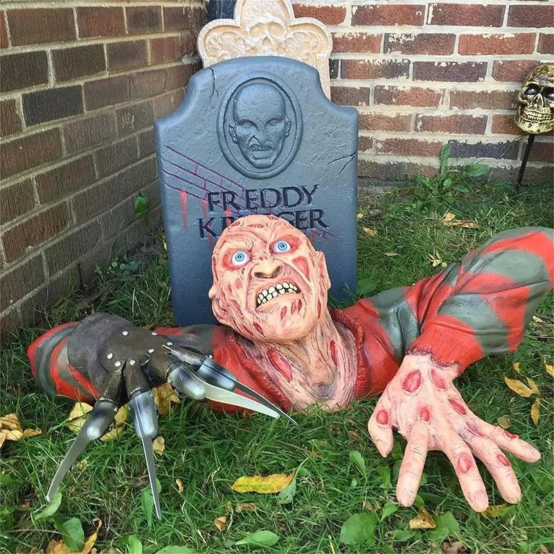 Horror Creeper Zombie IndoorOutdoor Garden Statue Halloween Decoration Resin Sculpture Home Party Decor Gift