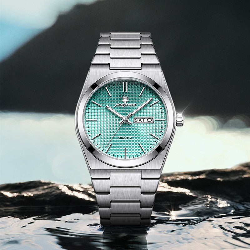 PAAZOMU Relógio Masculino de Luxo Original Moda Luminoso À Prova D'água Cronógrafo Data Relógio Masculino Couro Quartzo Relógios Masculinos Reloj
