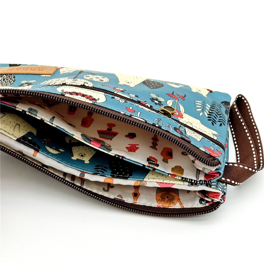 Polyester Waterproof Women's Coin Bag Ladies Organizer Wallet Female Phone Purse Money Pouch Clutch Handbag Carteira for Girls