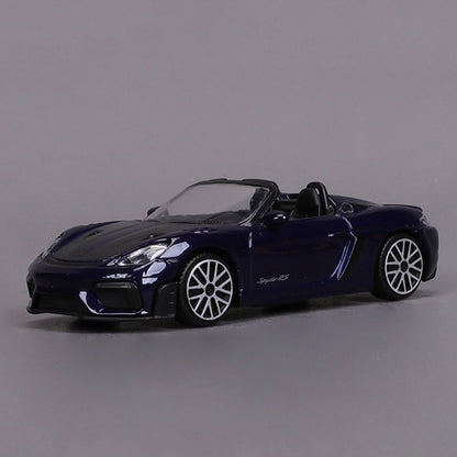 Novidade em estoque Bburago 1:43 Porsche 718 Spyder Rs Liga Miniatura Modelo Diecast Lamborghini Revuelto Toyota Modelo de Carro de Brinquedo Presente para Criança