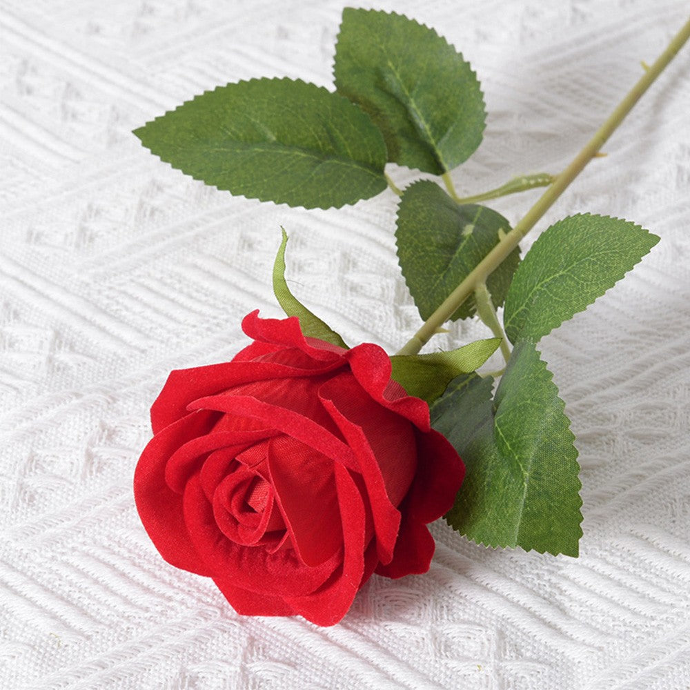 1/3/5/10/20pcs Roses Artificial Flowers Rose Flower Branch Artificial Red Roses Realistic Fake Rose for Wedding Home Decor