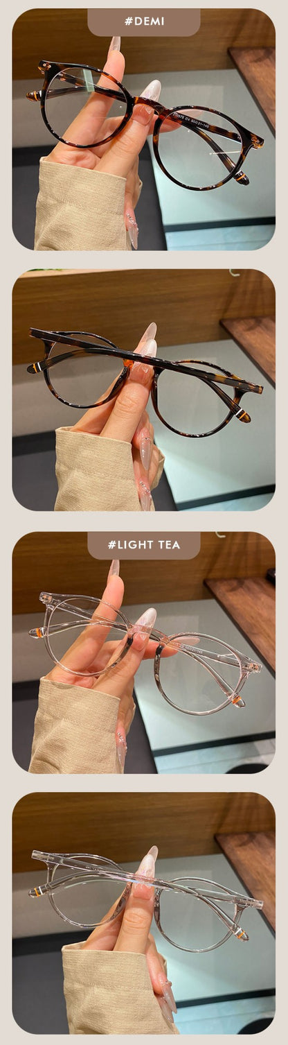 KANSEPT Retro Round Men and Women Optical Prescription Glasses Myopia Hyperopia Progressive Eyewear Eyepieces for Reading Lenses