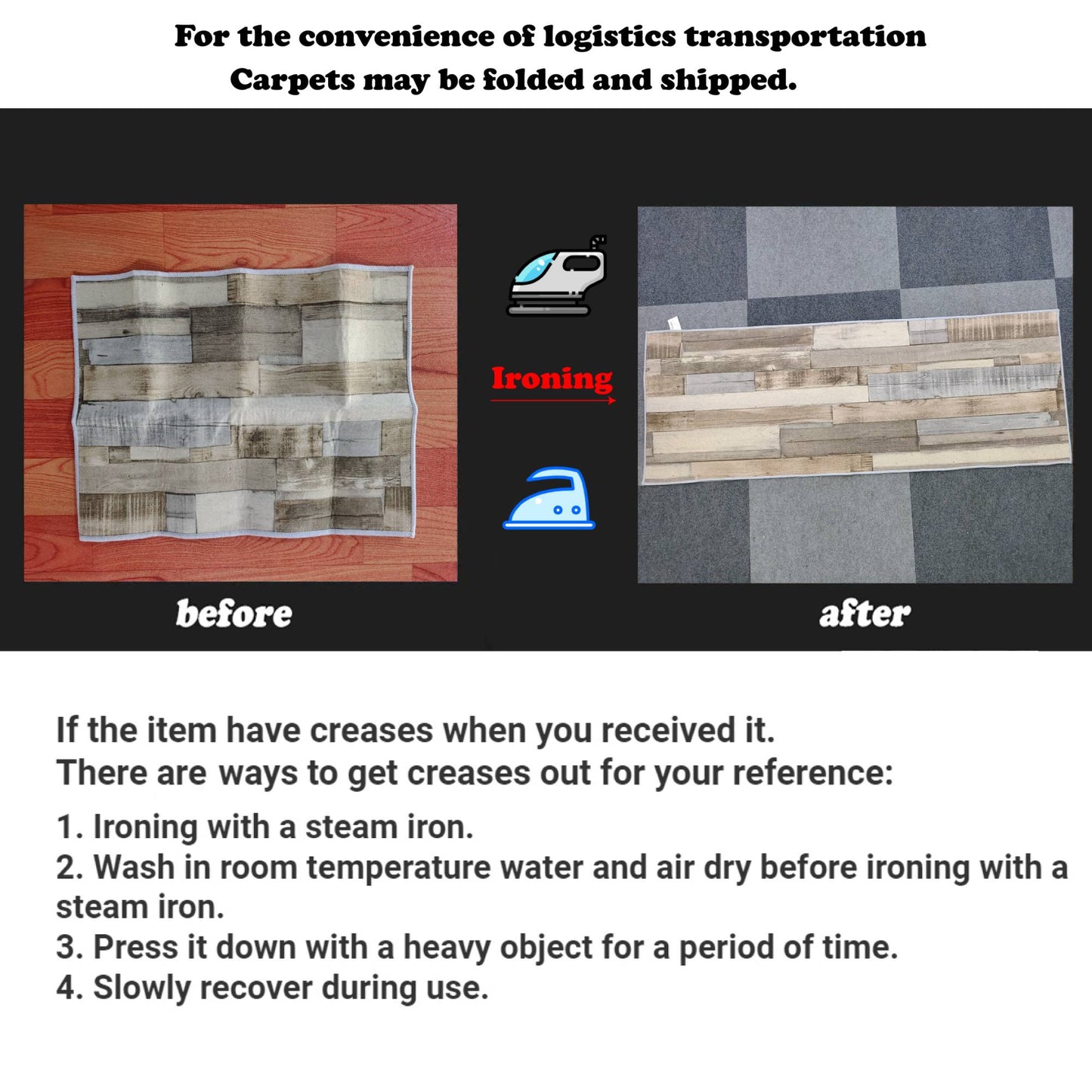 VIKAMA Red & Golden Christmas Runner Mat Kitchen Rugs Entryway Hallway Bedroom Carpet Welcom Floor Mat Laundry Floor Mat Home