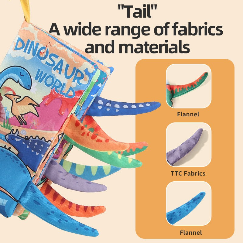 Baby Cloth Book Baby Toys 0-3 Year Old Infant Early Education Toys 6 Pages Cloth Book