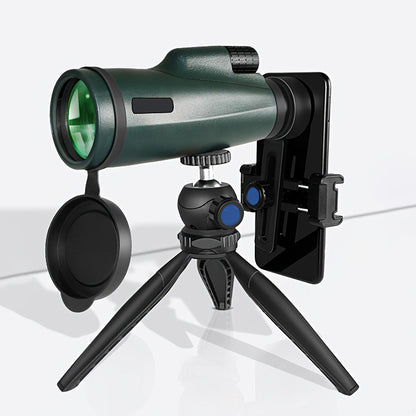Telescópio Monocular Externo 12x50 BAK4 HD Telescópio Monocular de Viagem para Adultos Telescópio Monocular