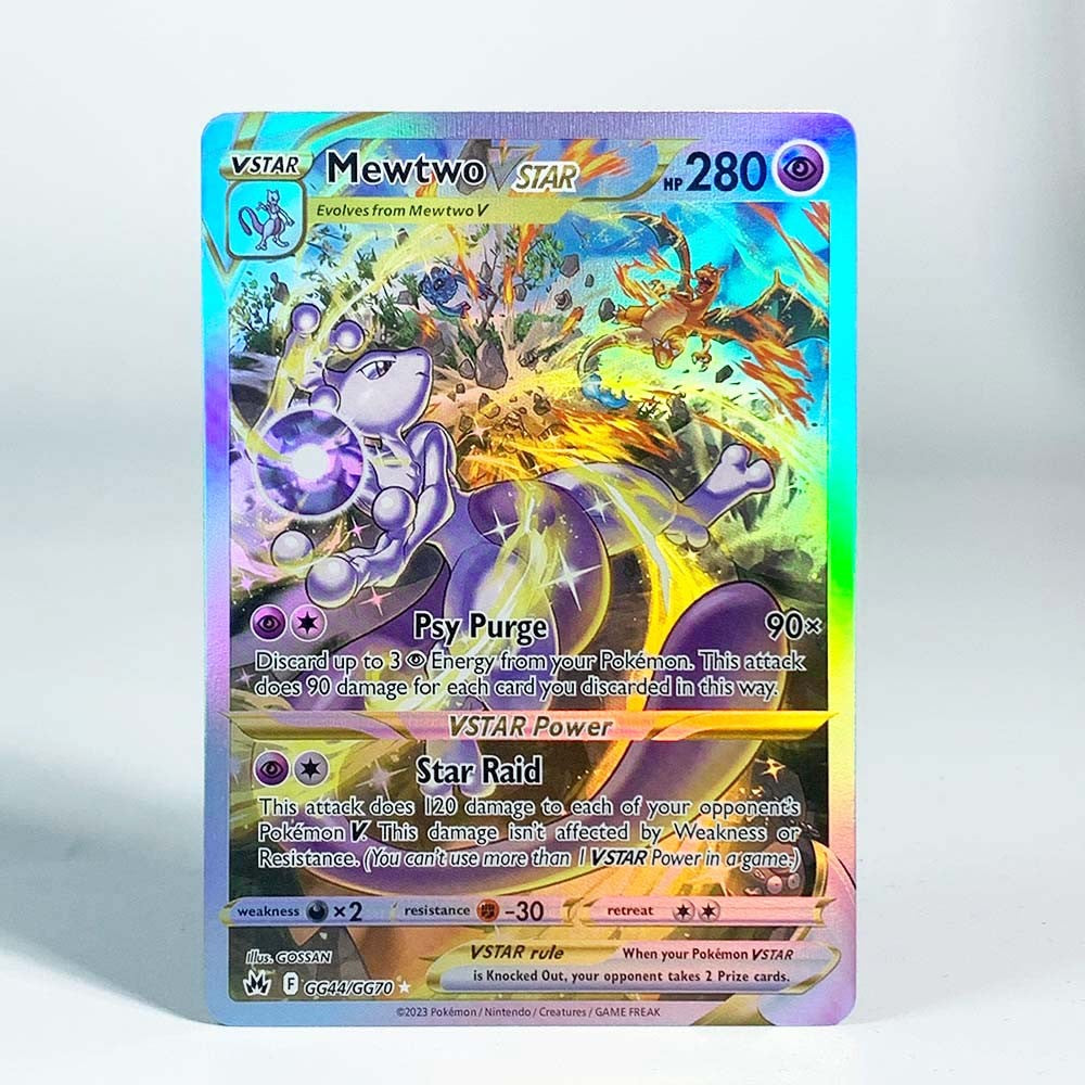 Pokemon Ancient Mew Collection Card Mew Classic Limited Anime Cards Zekrom Reshiram Victini Holographic Proxy Card Gift Toys