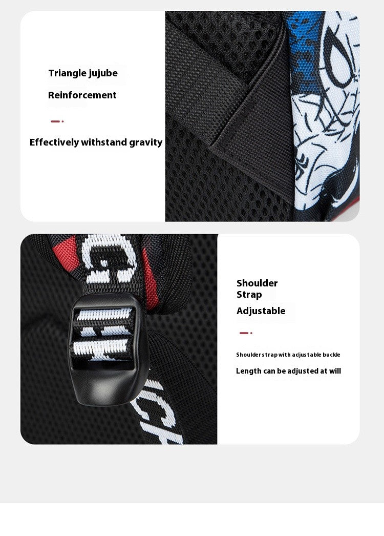 Mochila Escolar para Meninos com Estampa de Tubarão para Crianças, Mochilas de Viagem