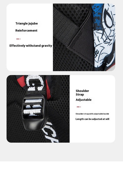 Mochila Escolar para Meninos com Estampa de Tubarão para Crianças, Mochilas de Viagem