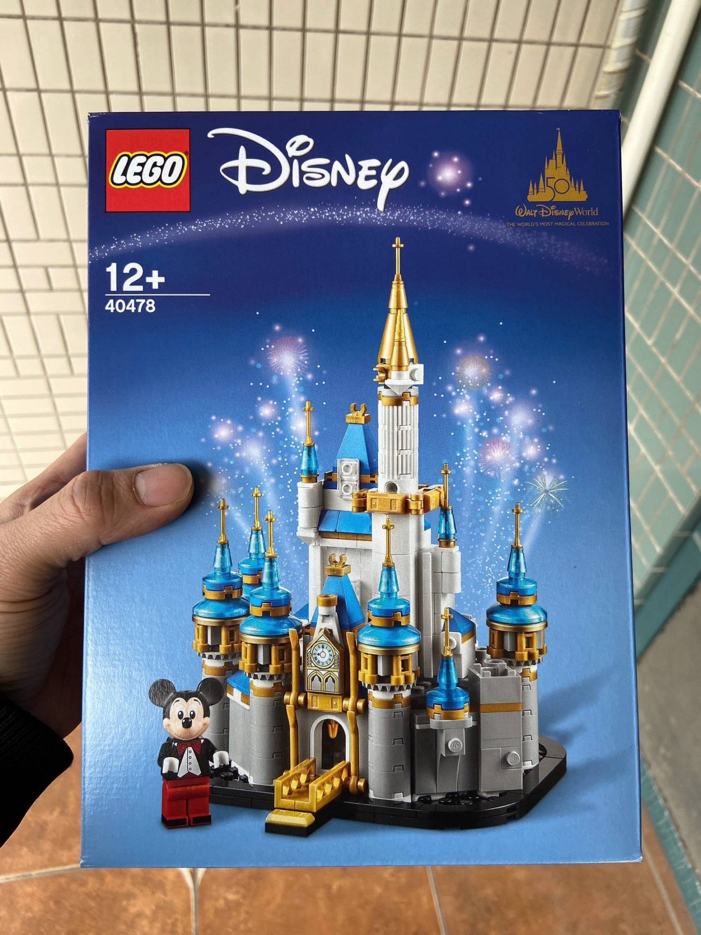LEGO Castelo Mini Disney 50 Anos de Aniversário para Crianças a partir de 12 anos Presente de Aniversário Natal 40478 567 peças