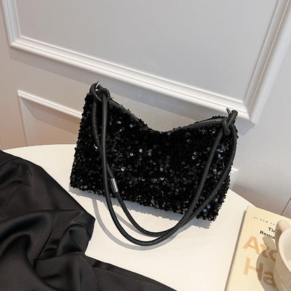Black Spice Glitter Underarm Bag Casual chic chic design Crossbody shoulder bag one outfit