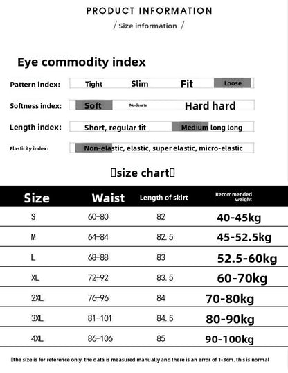 Plus Size Plus Size Women's Velvet Pleated A- Line Midi Skirt Autumn Winter Slimming Half-length Versatile Fashionable Commut...