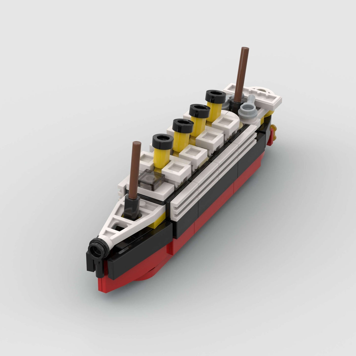 Titanic Parte ao Meio RMS Cruzeiro Naufragado Blocos de Montar Moc Navio Barco Modelo Plástico 3D DIY Barco a Vapor Presentes Brinquedos Infantis Filme da Cidade